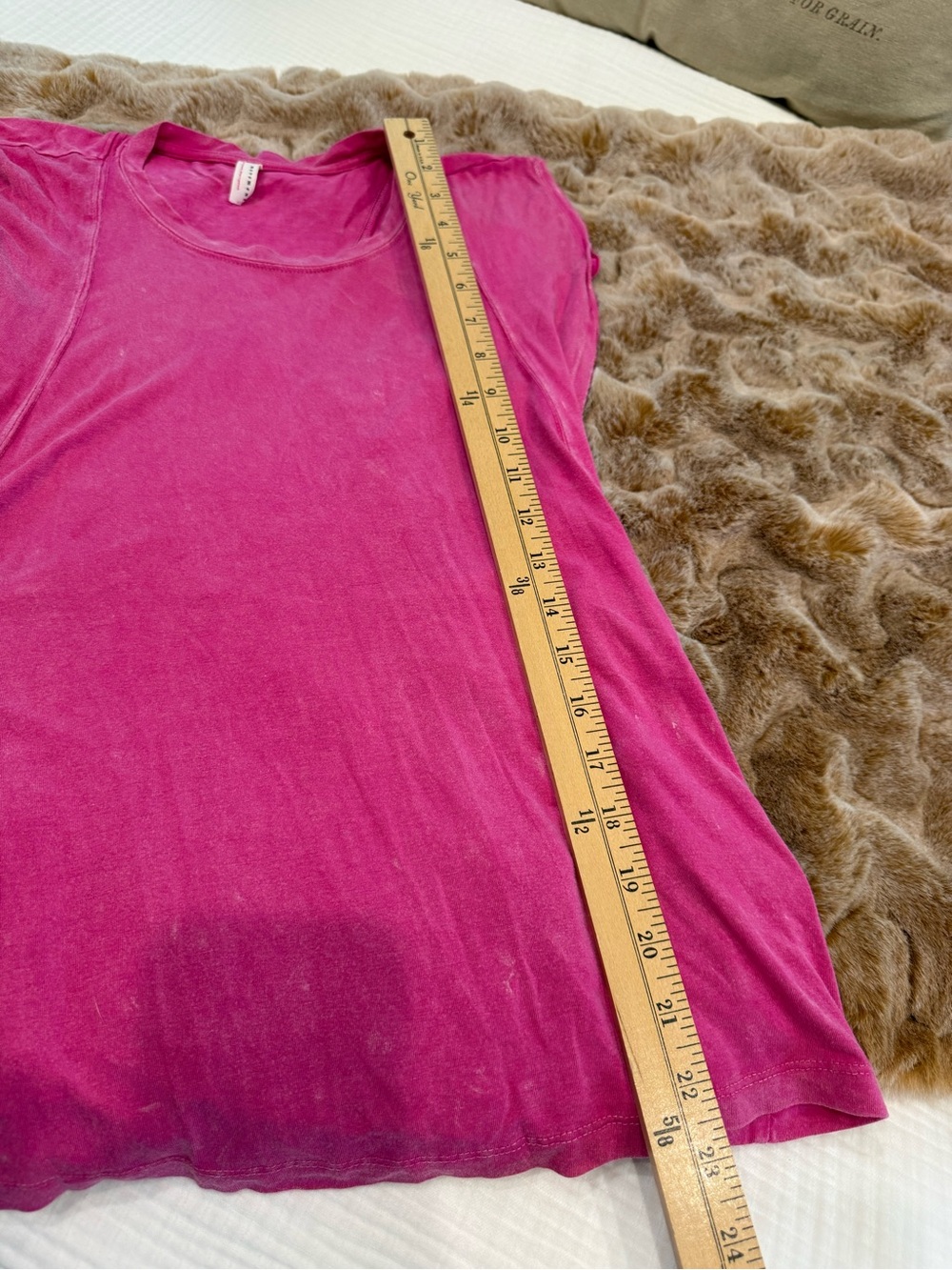 Free People Bright Pink Ruffle-Back Dress - Picture 11 of 14